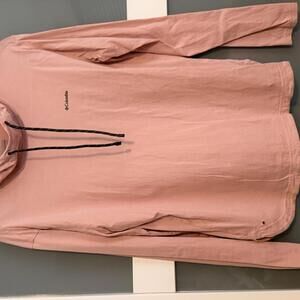 Columbia Long Sleeve Hoodie in Pink